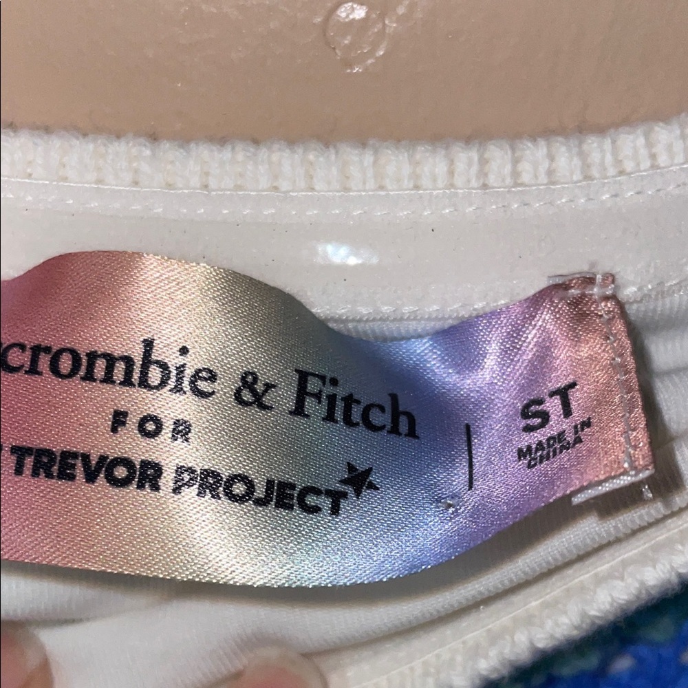 Abercrombie & Fitch crochet dress The Trevor Project, size ST - Picture 2 of 4